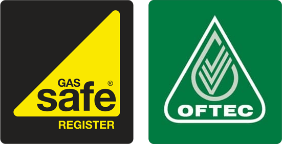 Gas Safe Register and OFTEC Logos